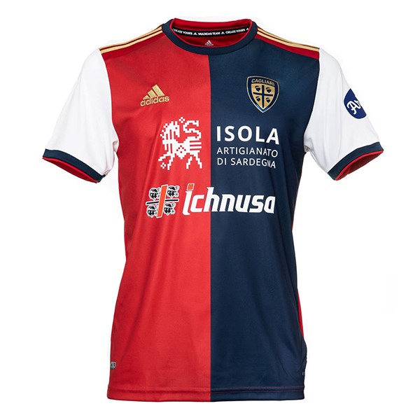 Thailande Maillot Football Cagliari Calcio Domicile 2020-21 Rouge